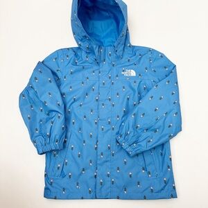 The North Face Kids Flower Blue Raincoat